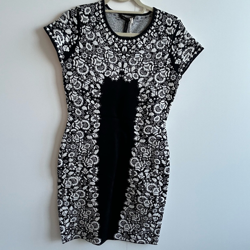 B&W cocktail dress